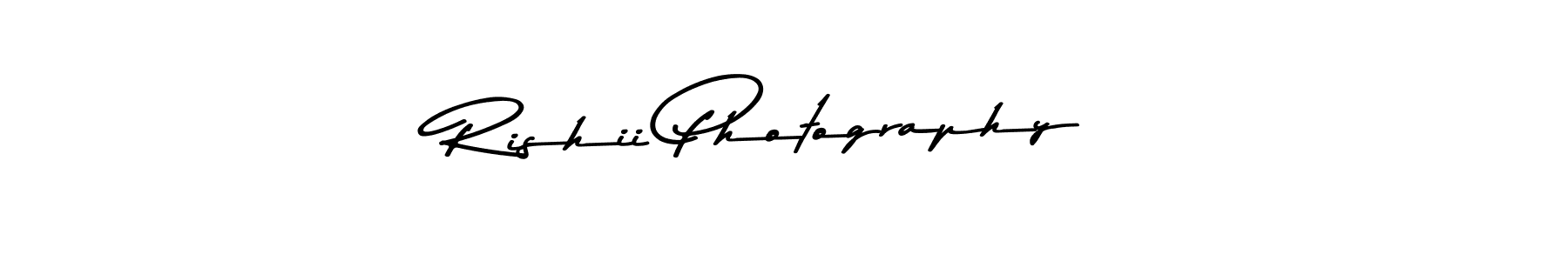 Use a signature maker to create a handwritten signature online. With this signature software, you can design (Asem Kandis PERSONAL USE) your own signature for name Rishii Photography. Rishii Photography signature style 9 images and pictures png