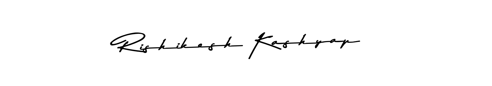 Design your own signature with our free online signature maker. With this signature software, you can create a handwritten (Asem Kandis PERSONAL USE) signature for name Rishikesh Kashyap. Rishikesh Kashyap signature style 9 images and pictures png