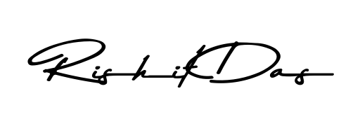 Looking for an artistic signature for Rishit Das? The Asem Kandis PERSONAL USE calligraphy style gives a sophisticated flow suitable for business cards and emails. Rishit Das signature style 9 images and pictures png