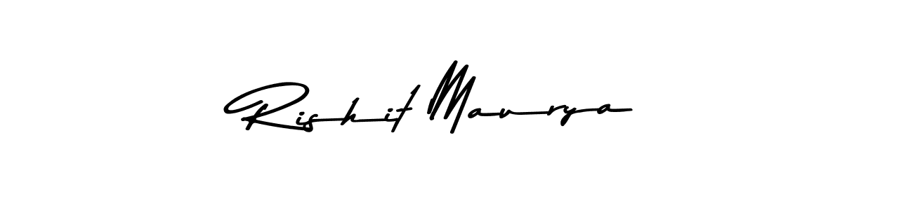 Use a signature maker to create a handwritten signature online. With this signature software, you can design (Asem Kandis PERSONAL USE) your own signature for name Rishit Maurya. Rishit Maurya signature style 9 images and pictures png