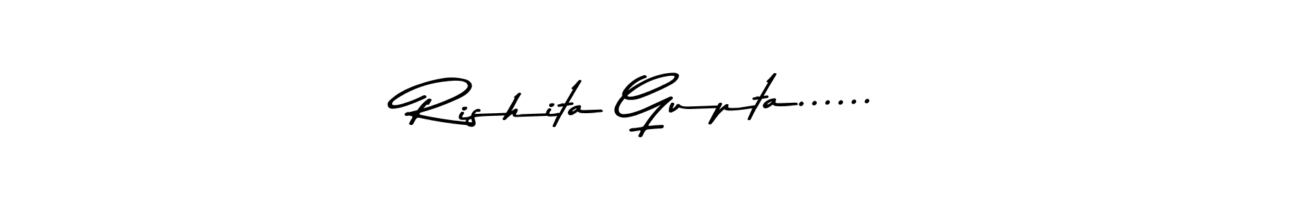 It looks lik you need a new signature style for name Rishita Gupta....... Design unique handwritten (Asem Kandis PERSONAL USE) signature with our free signature maker in just a few clicks. Rishita Gupta...... signature style 9 images and pictures png