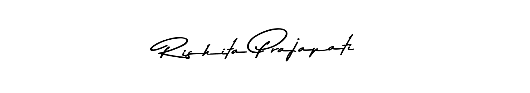 Also we have Rishita Prajapati name is the best signature style. Create professional handwritten signature collection using Asem Kandis PERSONAL USE autograph style. Rishita Prajapati signature style 9 images and pictures png