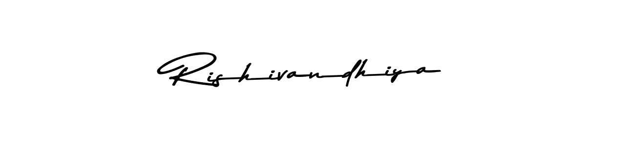 Create a beautiful signature design for name Rishivandhiya. With this signature (Asem Kandis PERSONAL USE) fonts, you can make a handwritten signature for free. Rishivandhiya signature style 9 images and pictures png