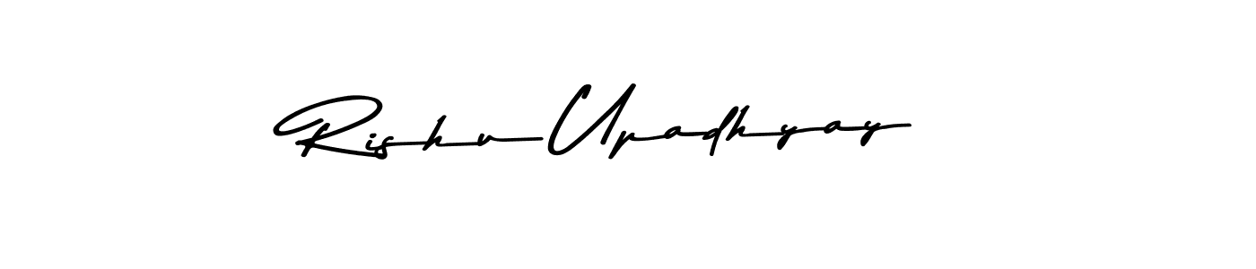 The best way (Asem Kandis PERSONAL USE) to make a short signature is to pick only two or three words in your name. The name Rishu Upadhyay include a total of six letters. For converting this name. Rishu Upadhyay signature style 9 images and pictures png