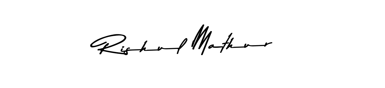Similarly Asem Kandis PERSONAL USE is the best handwritten signature design. Signature creator online .You can use it as an online autograph creator for name Rishul Mathur. Rishul Mathur signature style 9 images and pictures png