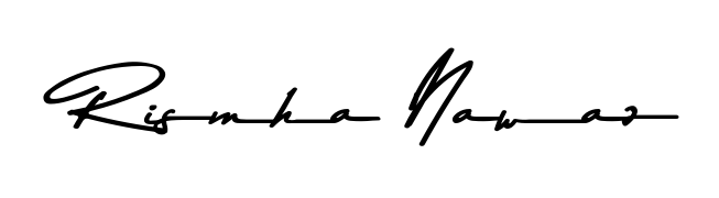 Create a beautiful signature design for name Rismha Nawaz. With this signature (Asem Kandis PERSONAL USE) fonts, you can make a handwritten signature for free. Rismha Nawaz signature style 9 images and pictures png