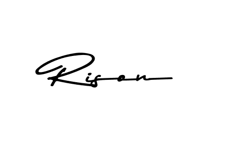 Here are the top 10 professional signature styles for the name Rison. These are the best autograph styles you can use for your name. Rison signature style 9 images and pictures png