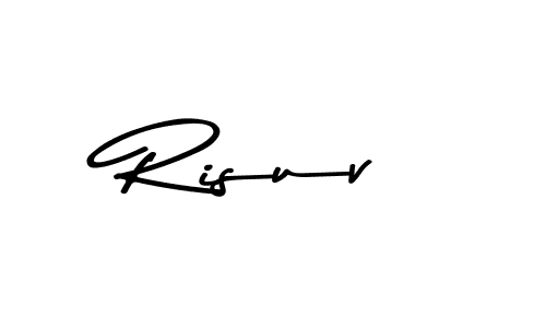 How to make Risuv name signature. Use Asem Kandis PERSONAL USE style for creating short signs online. This is the latest handwritten sign. Risuv signature style 9 images and pictures png