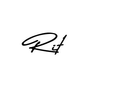 Make a beautiful signature design for name Rit . With this signature (Asem Kandis PERSONAL USE) style, you can create a handwritten signature for free. Rit  signature style 9 images and pictures png