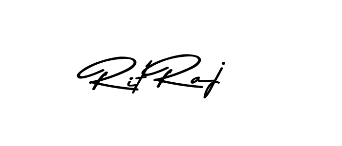 Rit Raj stylish signature style. Best Handwritten Sign (Asem Kandis PERSONAL USE) for my name. Handwritten Signature Collection Ideas for my name Rit Raj. Rit Raj signature style 9 images and pictures png