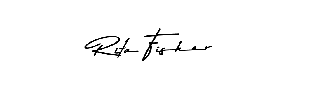 Use a signature maker to create a handwritten signature online. With this signature software, you can design (Asem Kandis PERSONAL USE) your own signature for name Rita Fisher. Rita Fisher signature style 9 images and pictures png