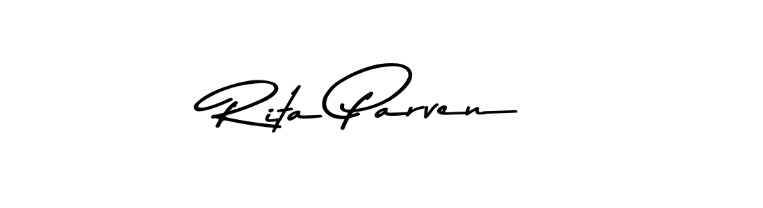 The best way (Asem Kandis PERSONAL USE) to make a short signature is to pick only two or three words in your name. The name Rita Parven include a total of six letters. For converting this name. Rita Parven signature style 9 images and pictures png