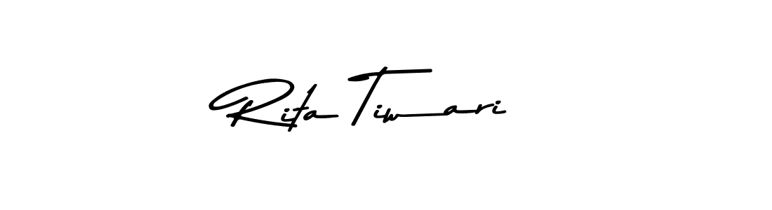 Rita Tiwari stylish signature style. Best Handwritten Sign (Asem Kandis PERSONAL USE) for my name. Handwritten Signature Collection Ideas for my name Rita Tiwari. Rita Tiwari signature style 9 images and pictures png