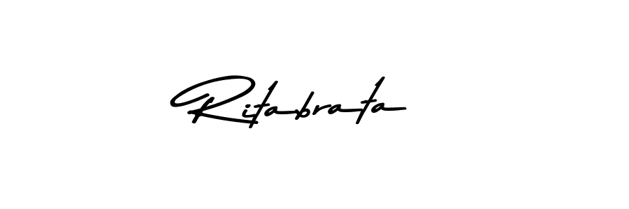Design your own signature with our free online signature maker. With this signature software, you can create a handwritten (Asem Kandis PERSONAL USE) signature for name Ritabrata. Ritabrata signature style 9 images and pictures png
