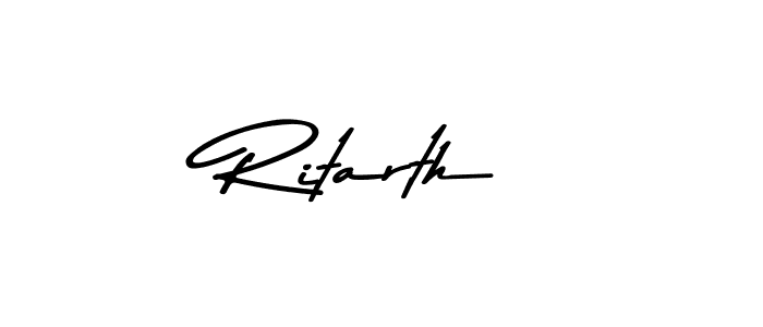 The best way (Asem Kandis PERSONAL USE) to make a short signature is to pick only two or three words in your name. The name Ritarth include a total of six letters. For converting this name. Ritarth signature style 9 images and pictures png