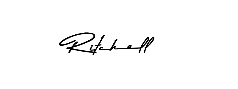 Asem Kandis PERSONAL USE is a professional signature style that is perfect for those who want to add a touch of class to their signature. It is also a great choice for those who want to make their signature more unique. Get Ritchell name to fancy signature for free. Ritchell signature style 9 images and pictures png