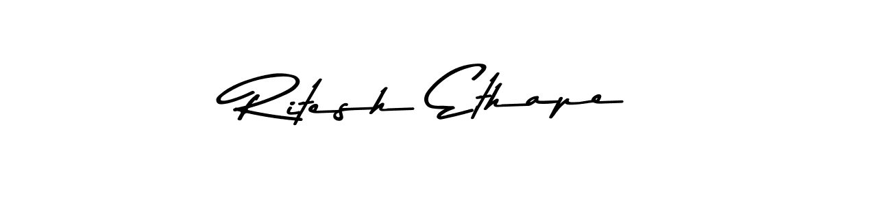 Use a signature maker to create a handwritten signature online. With this signature software, you can design (Asem Kandis PERSONAL USE) your own signature for name Ritesh Ethape. Ritesh Ethape signature style 9 images and pictures png