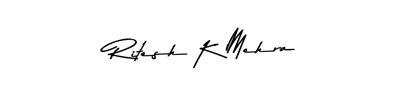 The best way (Asem Kandis PERSONAL USE) to make a short signature is to pick only two or three words in your name. The name Ritesh K Mehra include a total of six letters. For converting this name. Ritesh K Mehra signature style 9 images and pictures png