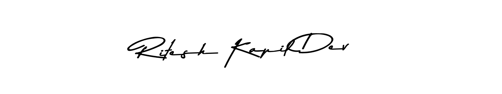 You should practise on your own different ways (Asem Kandis PERSONAL USE) to write your name (Ritesh Kapil Dev) in signature. don't let someone else do it for you. Ritesh Kapil Dev signature style 9 images and pictures png