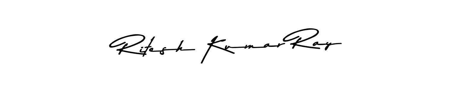 Ritesh Kumar Ray stylish signature style. Best Handwritten Sign (Asem Kandis PERSONAL USE) for my name. Handwritten Signature Collection Ideas for my name Ritesh Kumar Ray. Ritesh Kumar Ray signature style 9 images and pictures png