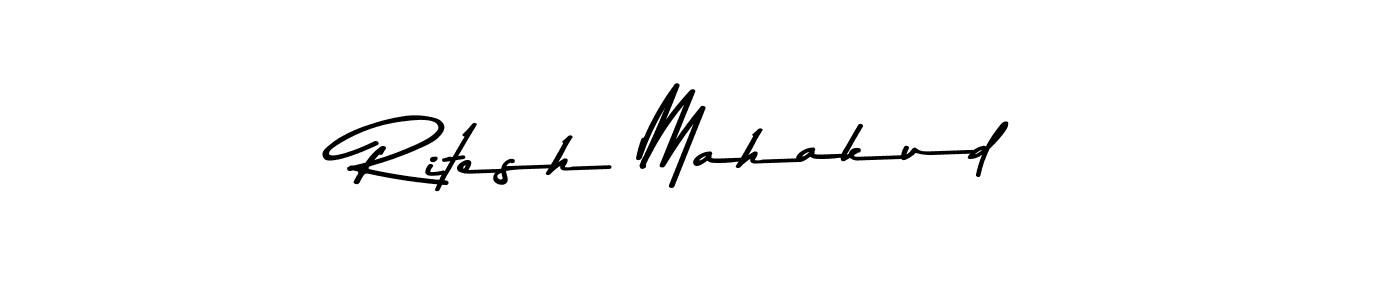 Design your own signature with our free online signature maker. With this signature software, you can create a handwritten (Asem Kandis PERSONAL USE) signature for name Ritesh Mahakud. Ritesh Mahakud signature style 9 images and pictures png