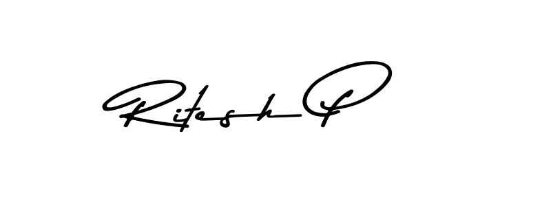 Similarly Asem Kandis PERSONAL USE is the best handwritten signature design. Signature creator online .You can use it as an online autograph creator for name Ritesh P. Ritesh P signature style 9 images and pictures png