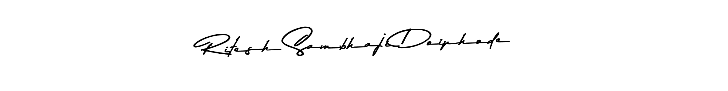 How to make Ritesh Sambhaji Doiphode signature? Asem Kandis PERSONAL USE is a professional autograph style. Create handwritten signature for Ritesh Sambhaji Doiphode name. Ritesh Sambhaji Doiphode signature style 9 images and pictures png