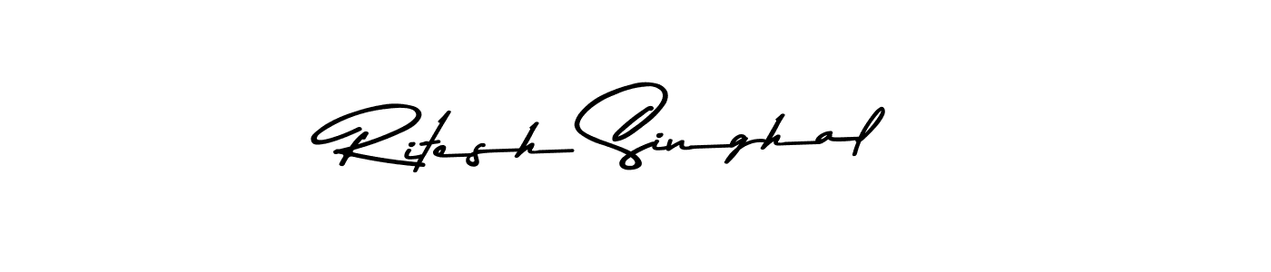 The best way (Asem Kandis PERSONAL USE) to make a short signature is to pick only two or three words in your name. The name Ritesh Singhal include a total of six letters. For converting this name. Ritesh Singhal signature style 9 images and pictures png