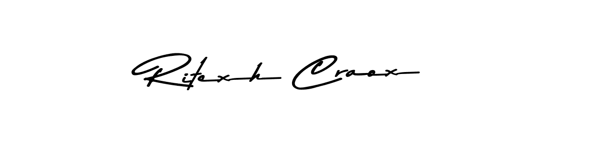 Also You can easily find your signature by using the search form. We will create Ritexh Craox name handwritten signature images for you free of cost using Asem Kandis PERSONAL USE sign style. Ritexh Craox signature style 9 images and pictures png