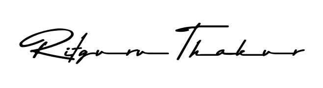 You should practise on your own different ways (Asem Kandis PERSONAL USE) to write your name (Ritguru Thakur) in signature. Don't let someone else do it for you. Ritguru Thakur signature style 9 images and pictures png