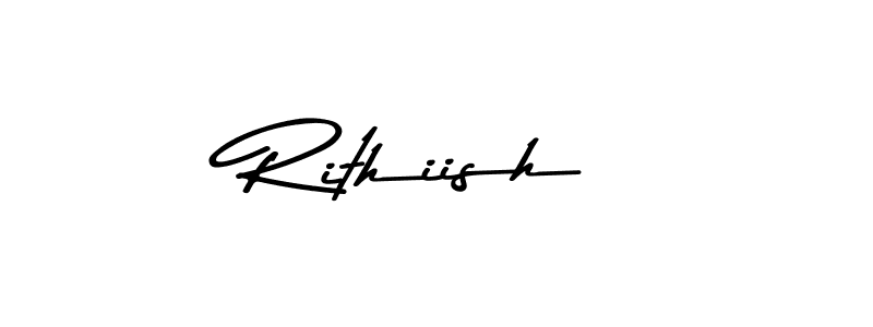 Rithiish stylish signature style. Best Handwritten Sign (Asem Kandis PERSONAL USE) for my name. Handwritten Signature Collection Ideas for my name Rithiish. Rithiish signature style 9 images and pictures png
