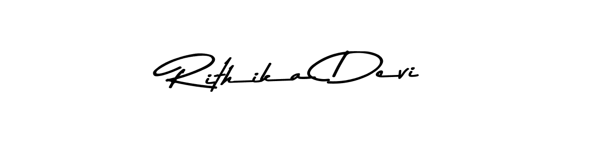 Rithika Devi stylish signature style. Best Handwritten Sign (Asem Kandis PERSONAL USE) for my name. Handwritten Signature Collection Ideas for my name Rithika Devi. Rithika Devi signature style 9 images and pictures png