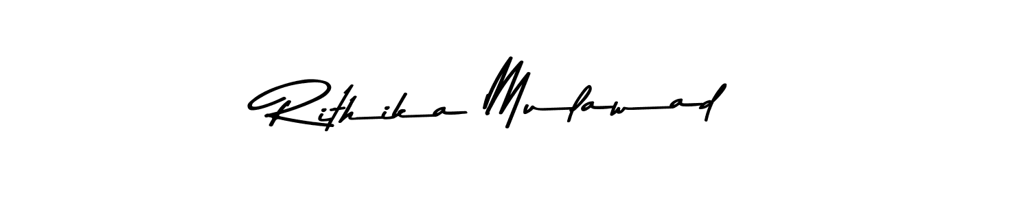 Make a beautiful signature design for name Rithika Mulawad. With this signature (Asem Kandis PERSONAL USE) style, you can create a handwritten signature for free. Rithika Mulawad signature style 9 images and pictures png