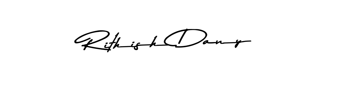 This is the best signature style for the Rithish Dany name. Also you like these signature font (Asem Kandis PERSONAL USE). Mix name signature. Rithish Dany signature style 9 images and pictures png