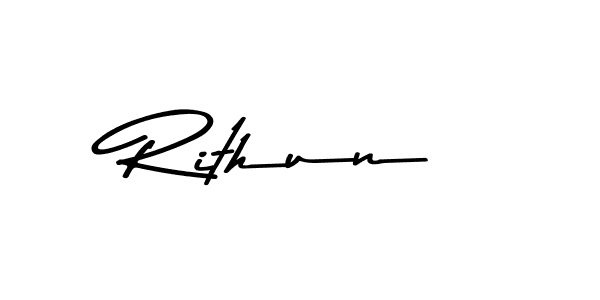 Also we have Rithun name is the best signature style. Create professional handwritten signature collection using Asem Kandis PERSONAL USE autograph style. Rithun signature style 9 images and pictures png