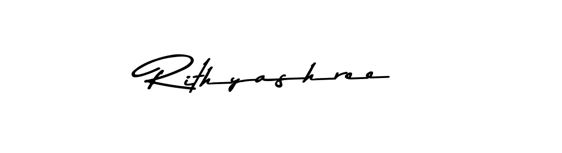 Make a beautiful signature design for name Rithyashree. With this signature (Asem Kandis PERSONAL USE) style, you can create a handwritten signature for free. Rithyashree signature style 9 images and pictures png