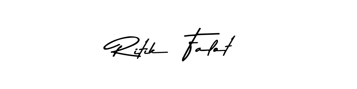 It looks lik you need a new signature style for name Ritik  Falot. Design unique handwritten (Asem Kandis PERSONAL USE) signature with our free signature maker in just a few clicks. Ritik  Falot signature style 9 images and pictures png