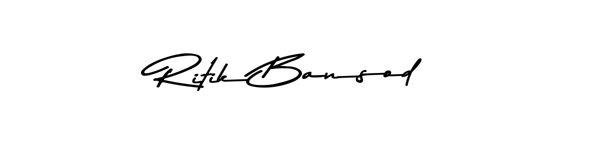 Here are the top 10 professional signature styles for the name Ritik Bansod. These are the best autograph styles you can use for your name. Ritik Bansod signature style 9 images and pictures png