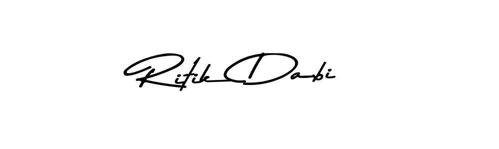 Use a signature maker to create a handwritten signature online. With this signature software, you can design (Asem Kandis PERSONAL USE) your own signature for name Ritik Dabi. Ritik Dabi signature style 9 images and pictures png