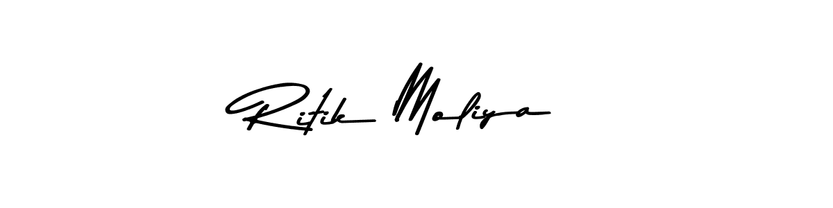 Here are the top 10 professional signature styles for the name Ritik Moliya. These are the best autograph styles you can use for your name. Ritik Moliya signature style 9 images and pictures png