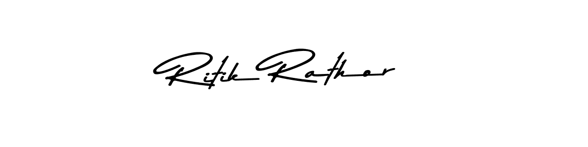 How to make Ritik Rathor signature? Asem Kandis PERSONAL USE is a professional autograph style. Create handwritten signature for Ritik Rathor name. Ritik Rathor signature style 9 images and pictures png