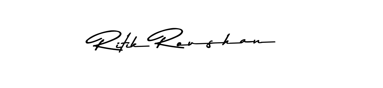 You should practise on your own different ways (Asem Kandis PERSONAL USE) to write your name (Ritik Roushan) in signature. don't let someone else do it for you. Ritik Roushan signature style 9 images and pictures png