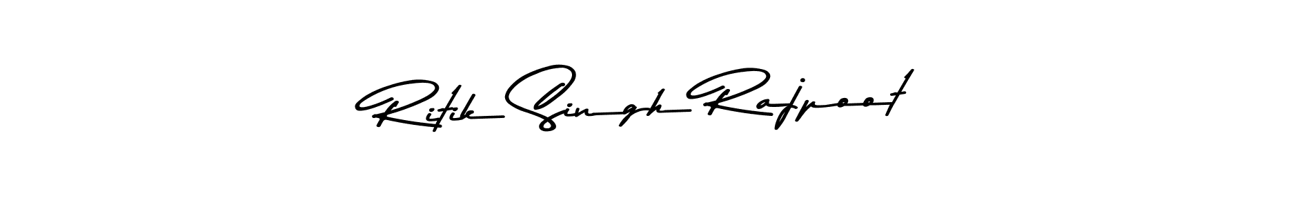 The best way (Asem Kandis PERSONAL USE) to make a short signature is to pick only two or three words in your name. The name Ritik Singh Rajpoot include a total of six letters. For converting this name. Ritik Singh Rajpoot signature style 9 images and pictures png