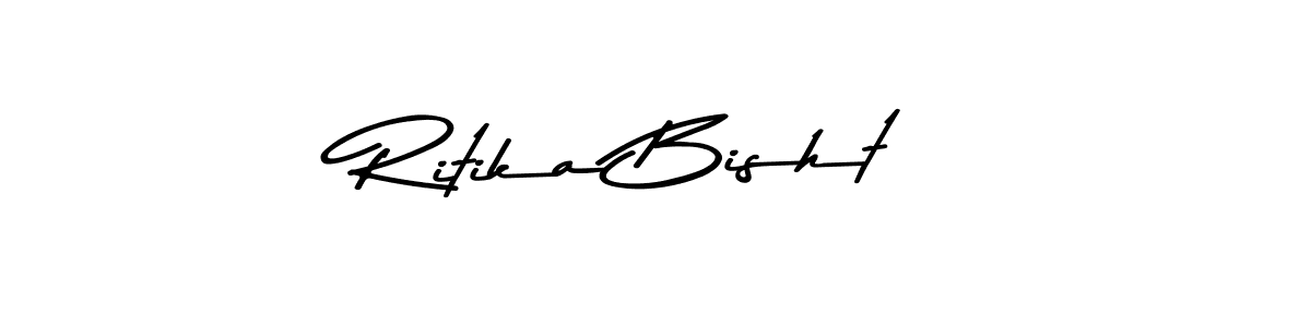 Asem Kandis PERSONAL USE is a professional signature style that is perfect for those who want to add a touch of class to their signature. It is also a great choice for those who want to make their signature more unique. Get Ritika Bisht name to fancy signature for free. Ritika Bisht signature style 9 images and pictures png