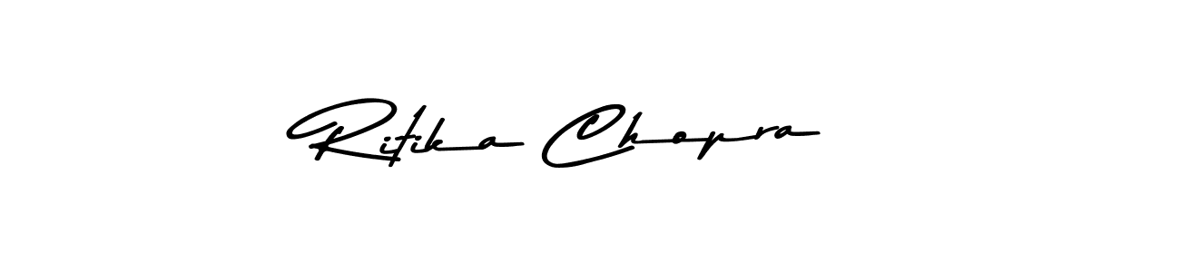 Ritika Chopra stylish signature style. Best Handwritten Sign (Asem Kandis PERSONAL USE) for my name. Handwritten Signature Collection Ideas for my name Ritika Chopra. Ritika Chopra signature style 9 images and pictures png