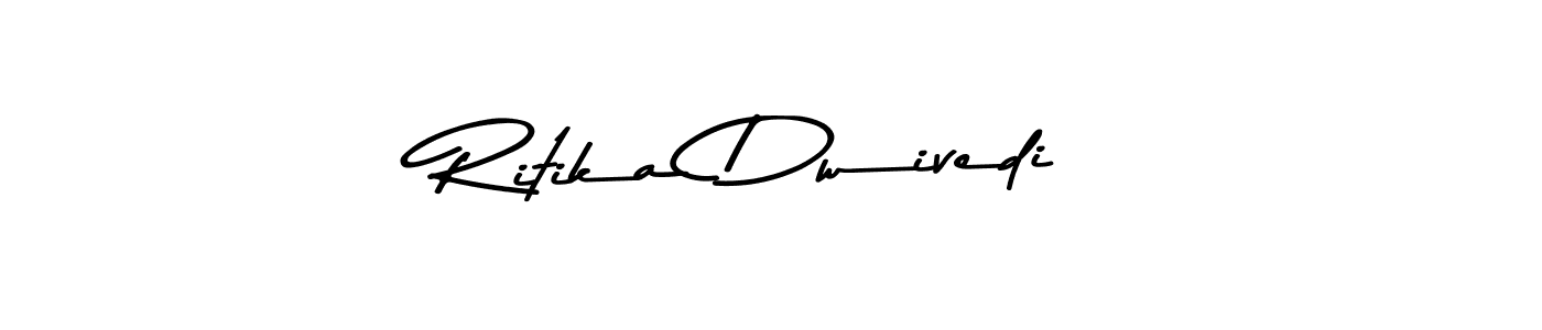 Make a beautiful signature design for name Ritika Dwivedi. With this signature (Asem Kandis PERSONAL USE) style, you can create a handwritten signature for free. Ritika Dwivedi signature style 9 images and pictures png