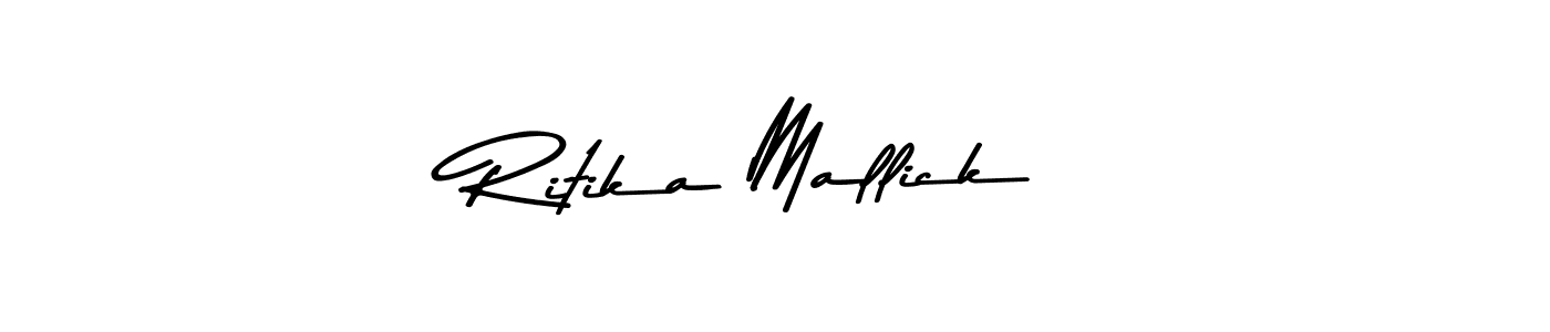 The best way (Asem Kandis PERSONAL USE) to make a short signature is to pick only two or three words in your name. The name Ritika Mallick include a total of six letters. For converting this name. Ritika Mallick signature style 9 images and pictures png