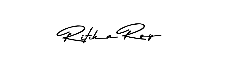 Make a beautiful signature design for name Ritika Roy. With this signature (Asem Kandis PERSONAL USE) style, you can create a handwritten signature for free. Ritika Roy signature style 9 images and pictures png