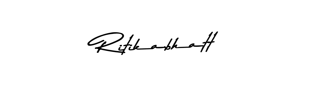 How to make Ritikabhatt signature? Asem Kandis PERSONAL USE is a professional autograph style. Create handwritten signature for Ritikabhatt name. Ritikabhatt signature style 9 images and pictures png