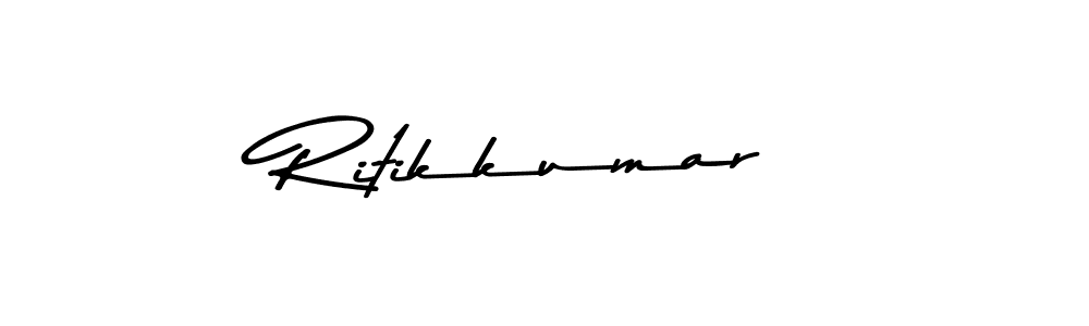 This is the best signature style for the Ritikkumar name. Also you like these signature font (Asem Kandis PERSONAL USE). Mix name signature. Ritikkumar signature style 9 images and pictures png